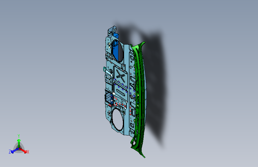 力帆820 G5601300-D01-20121015行李箱搁板总成