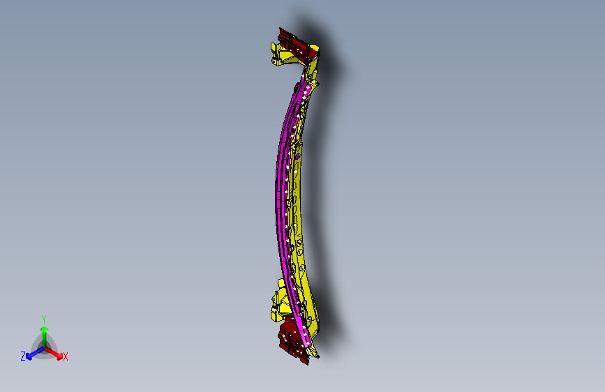 力帆820 G5301180-D01-20121015前风窗下横梁总成