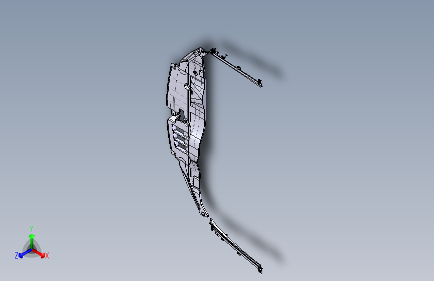 力帆820 水箱上横梁组件