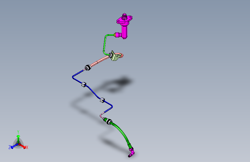 海马M2 MA10-43-000M1-A 离合器油管分泵组