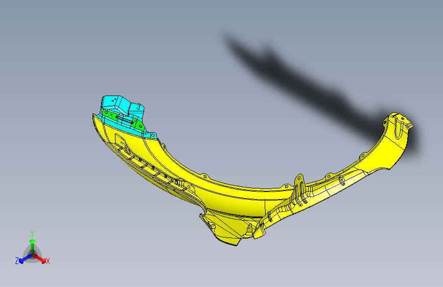 力帆X60 S8403100左翼子板组件