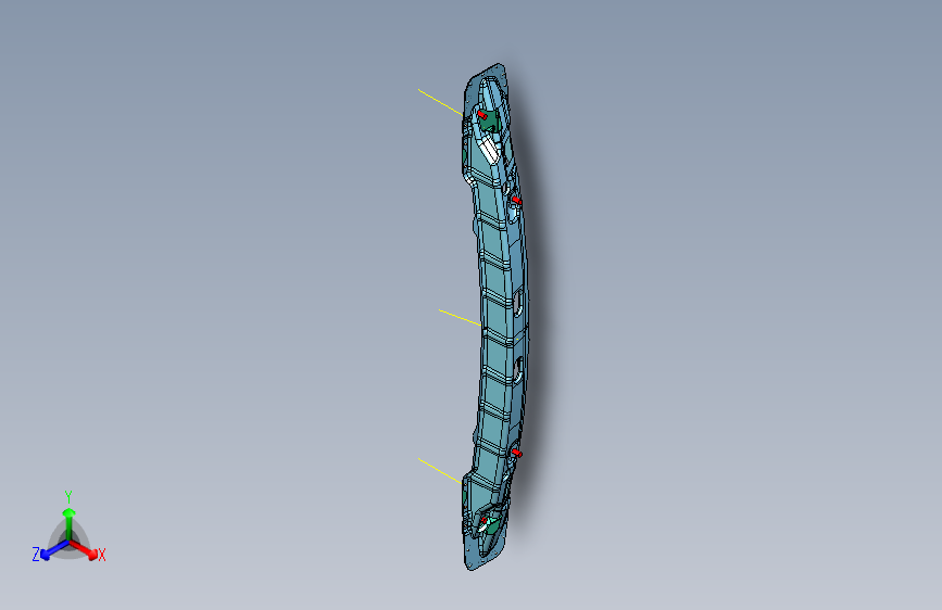 力帆X60 S2804200后防撞梁总成