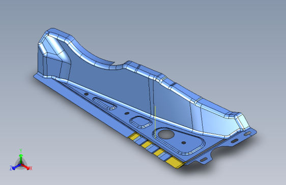 力帆X60 S8400311左前悬边梁外板