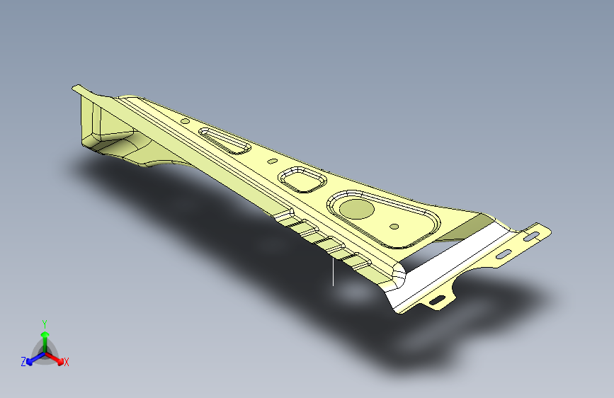 力帆X60 S8400411右前悬边梁外板