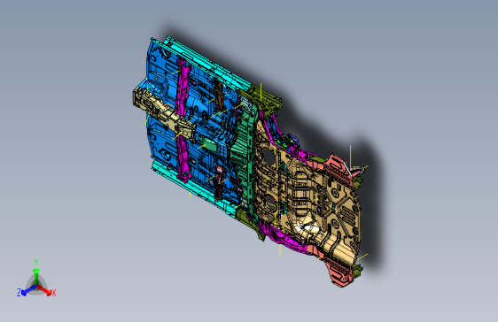力帆X60 S5100000车身地板总成