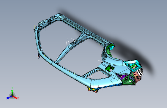 力帆X60 5401020右侧围总成