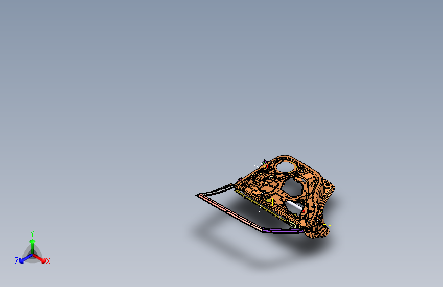 力帆X60 S6201001左后侧车门总成