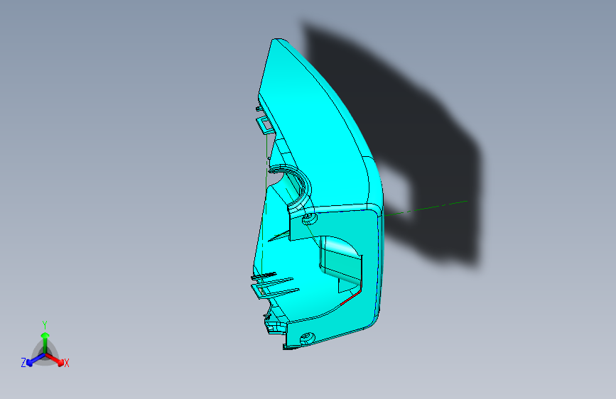 力帆X80 YAA5306920B1 转向柱下护罩组件
