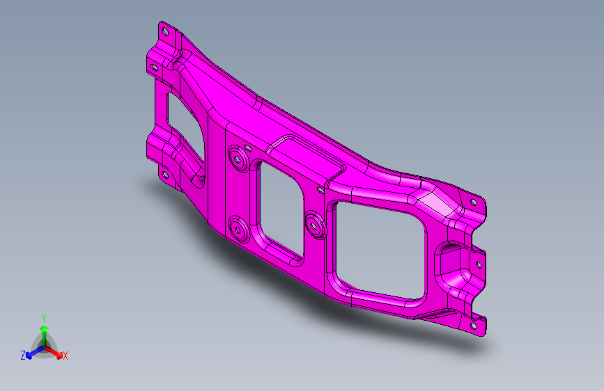 力帆X80 Y5120900驻车操纵机构安装支架总成
