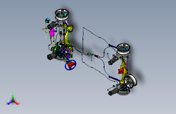 海马M3E 底盘数模