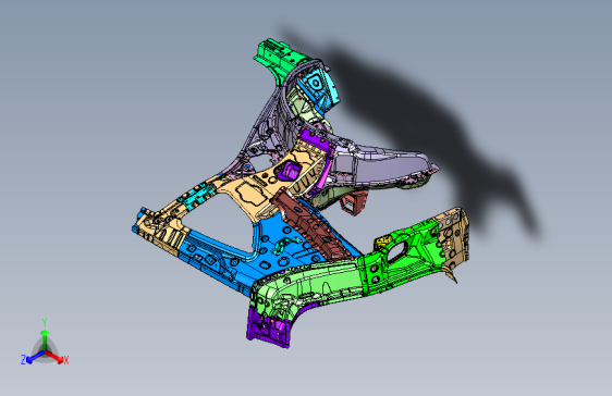 力帆X80 Y5401020右侧围总成