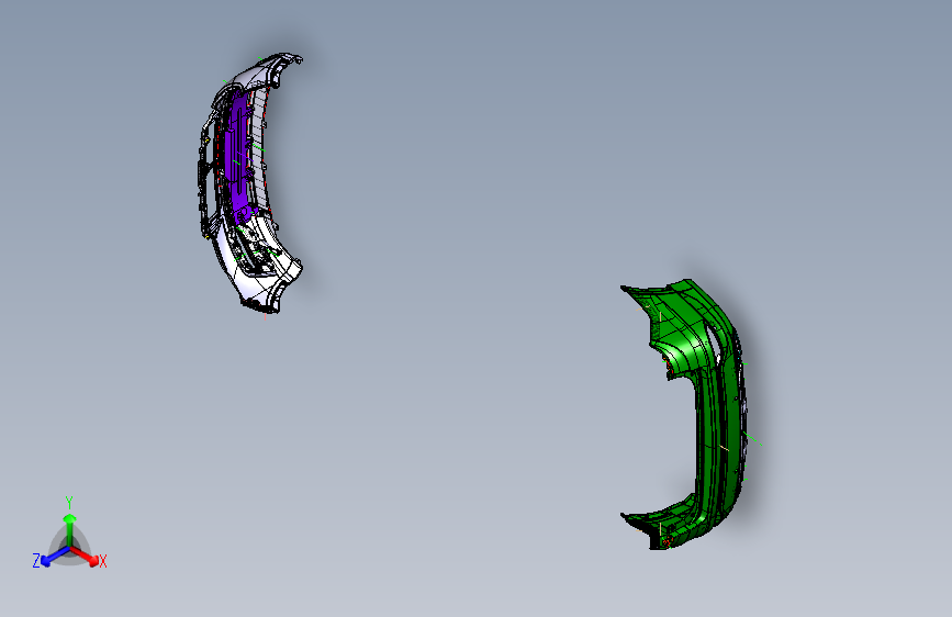 力帆X80 YAA2803 前后保险杠装置