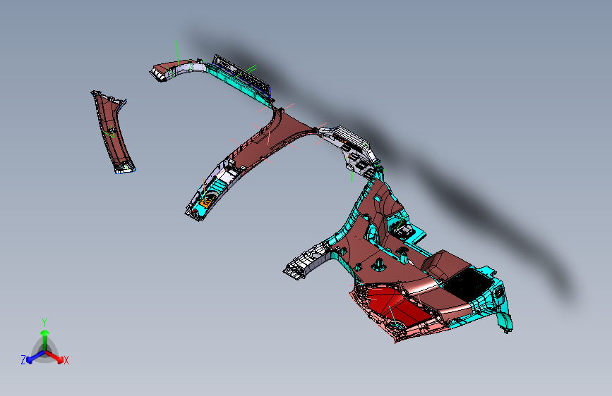 力帆X80 YAA5402000 侧围护面总成