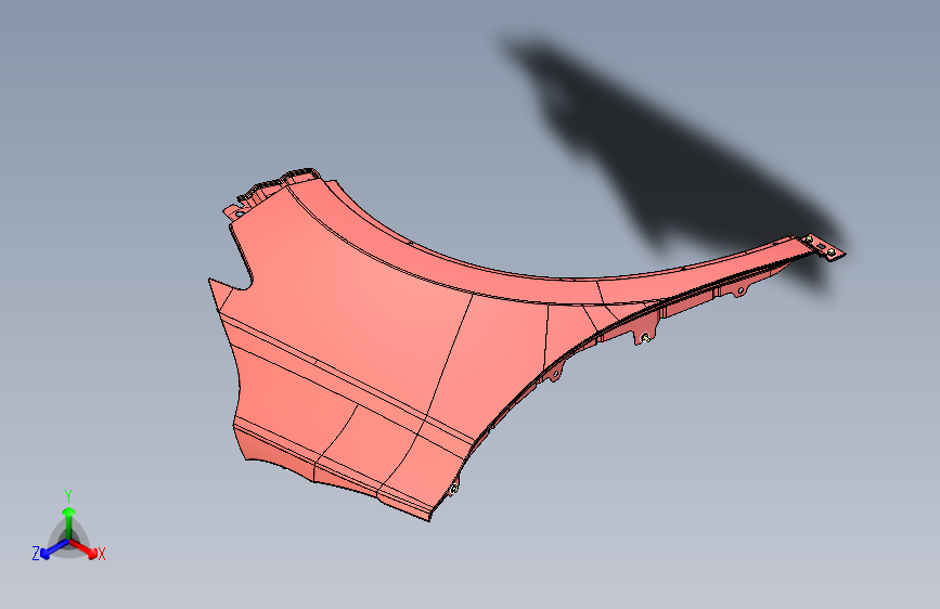 海马VF00 PA16-52-100 翼子板系统（右）