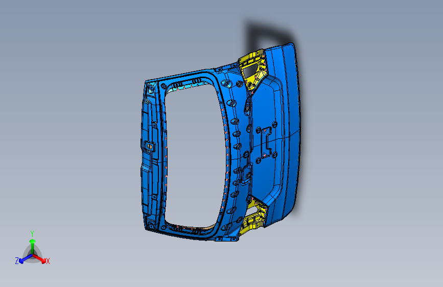 力帆X80 Y6301001后背门装配总成