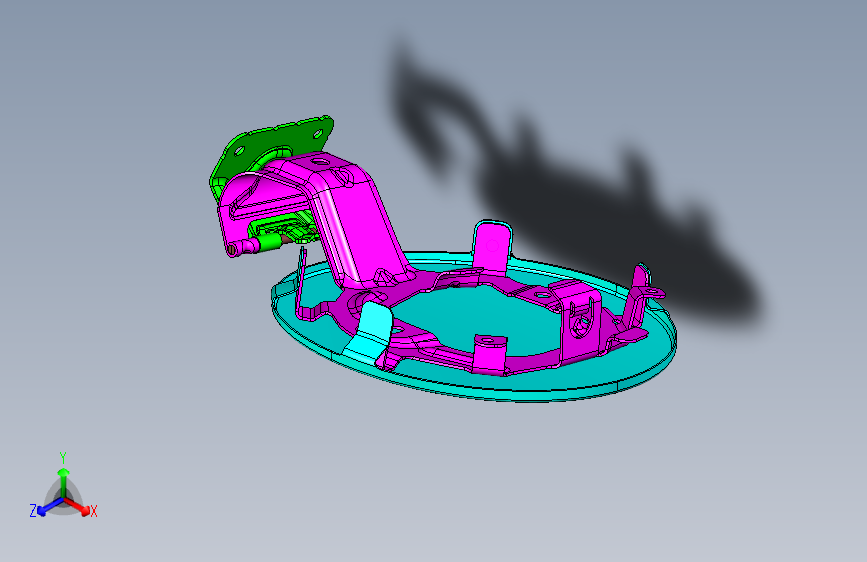 海马VF00 PA16-42-410 油箱口盖系统