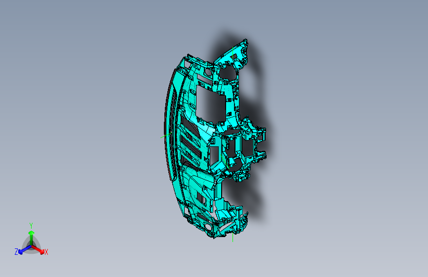 力帆X80 YAA5306100 仪表板本体总成