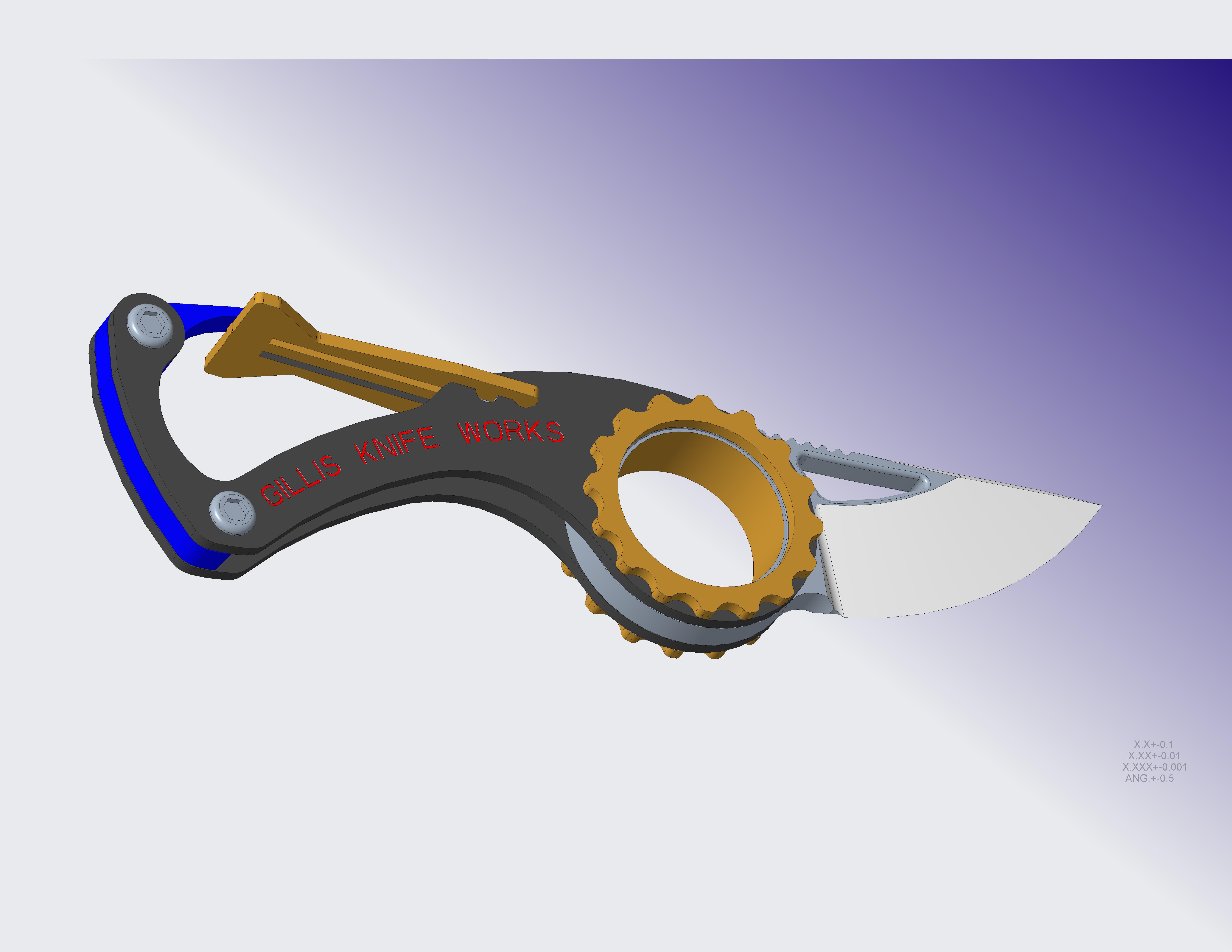 哥伦比亚河卡宾折叠刀