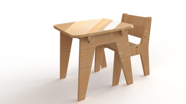 0-4岁的儿童设计的桌椅