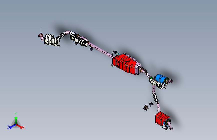 力帆X80 YAA1200-排气系统
