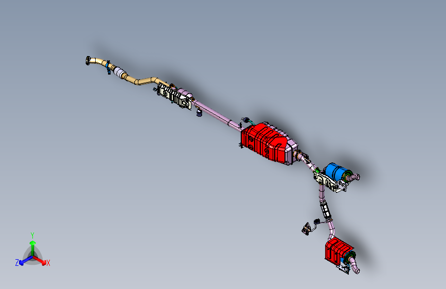 力帆X80 YAC1200-排气系统