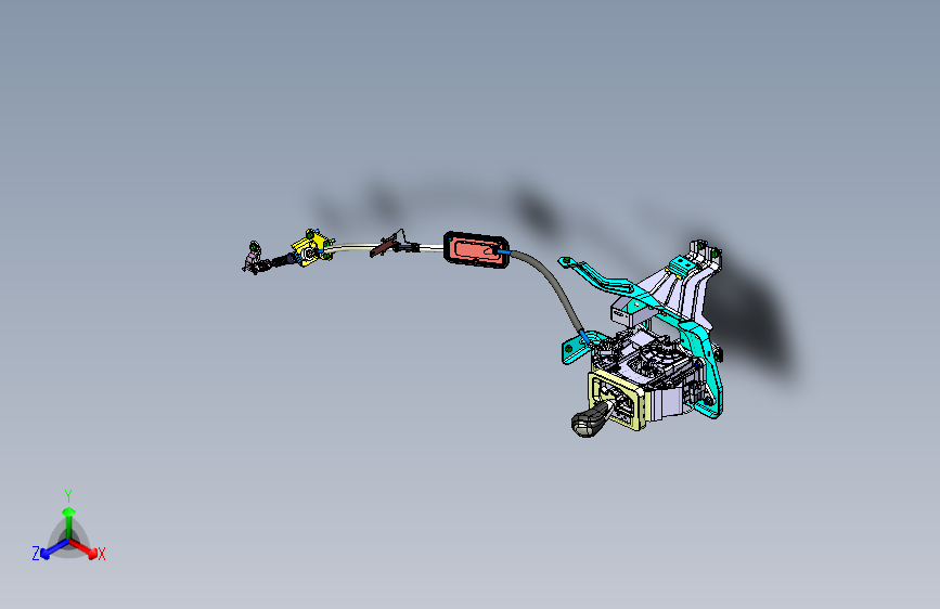 力帆X80 YAA1504-换挡操纵机构