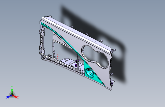 力帆X80 YAA5305500 副仪表板装饰面板总成