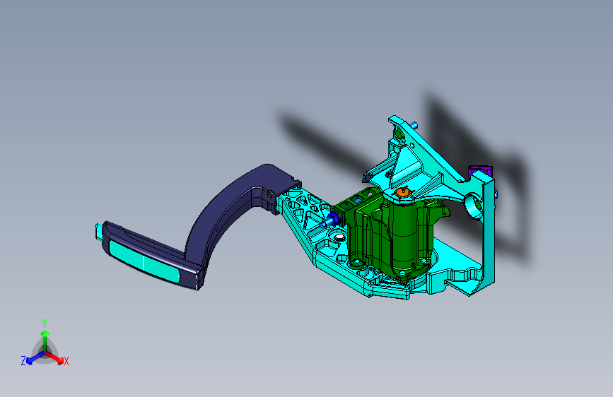 力帆X80 YAB3508-驻车制动操纵装置
