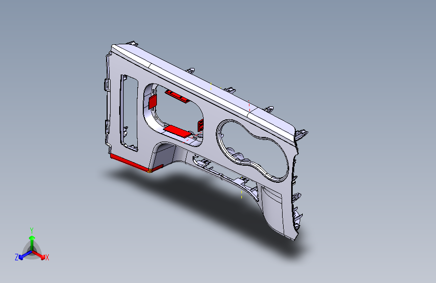 力帆X80 YAB5305500 副仪表板装饰面板总成