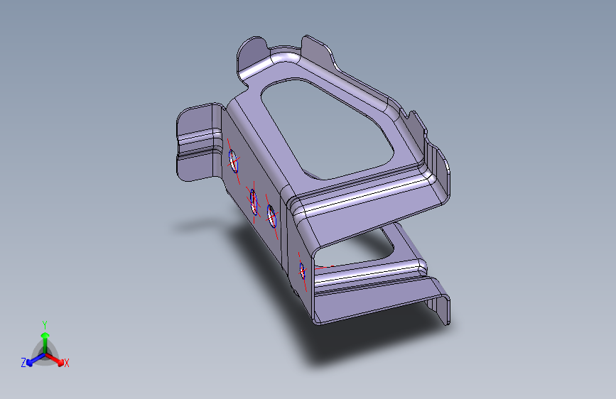 力帆X80 Y8400700刮水器安装舱总成