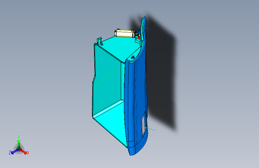 力帆X80 YAA5303100 仪表板杂物箱总成