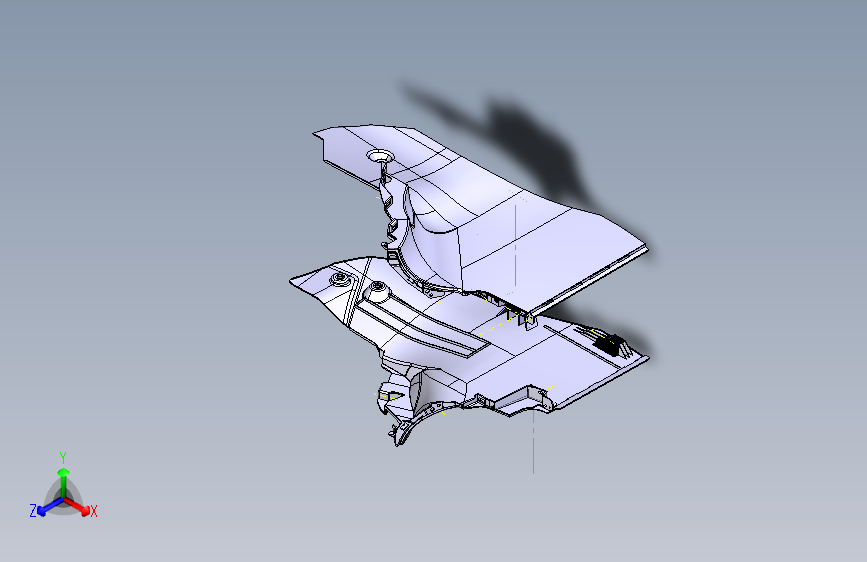 力帆X80 YAA5305800 副仪表板前护板总成