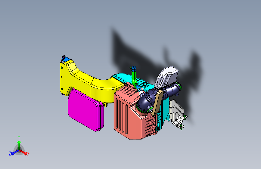 力帆X80 YAC1109-进气系统