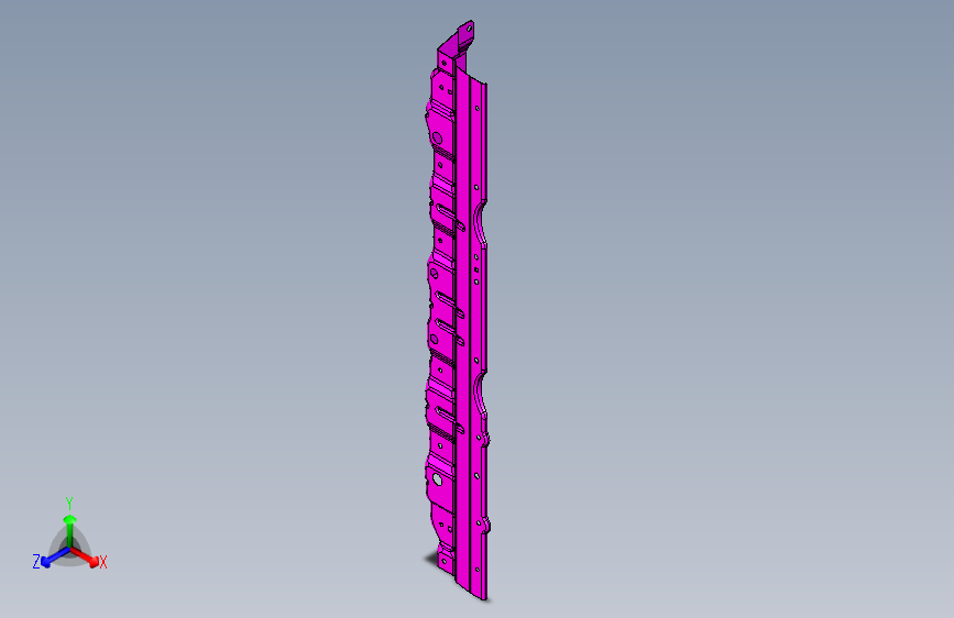 力帆X80 Y8412410水箱上横梁总成