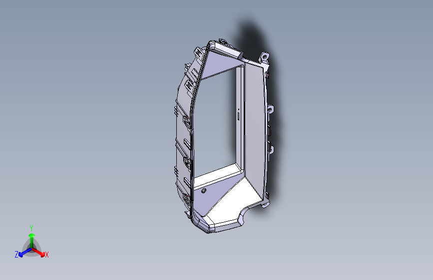 力帆X80 YAA5306630 多功能屏盖板组件