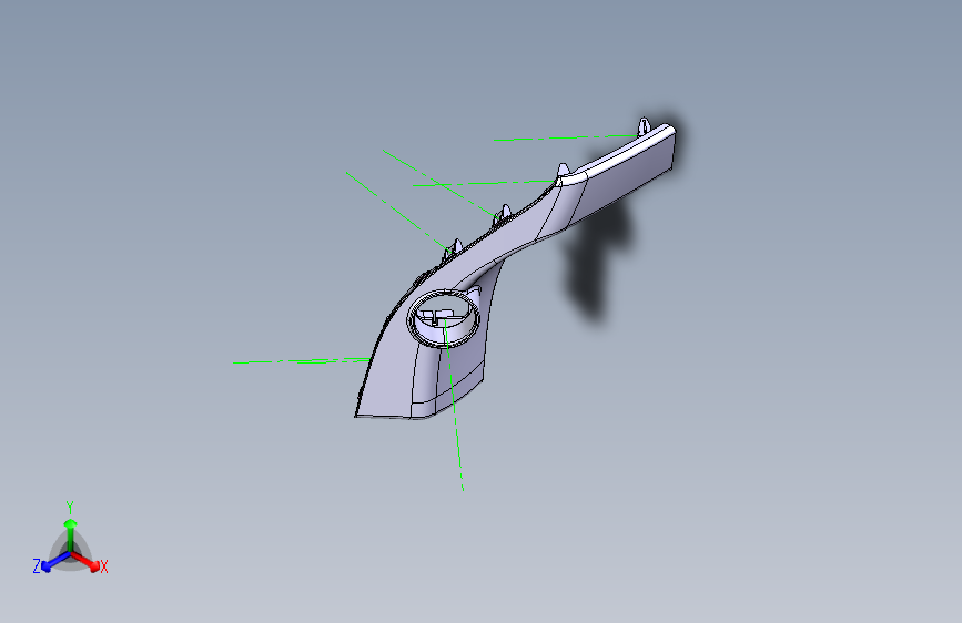 力帆X80 YAA5306240B1 点火开关面板组件