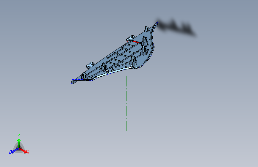 力帆X80 YAA5306870 仪表板左端盖板组件