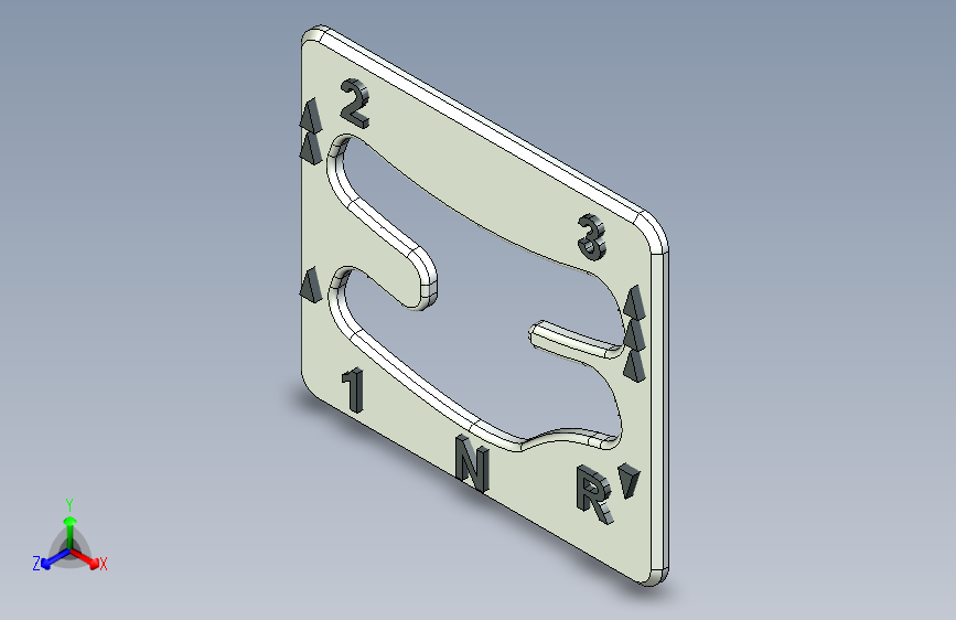 本田 F620 耕耘机换挡板