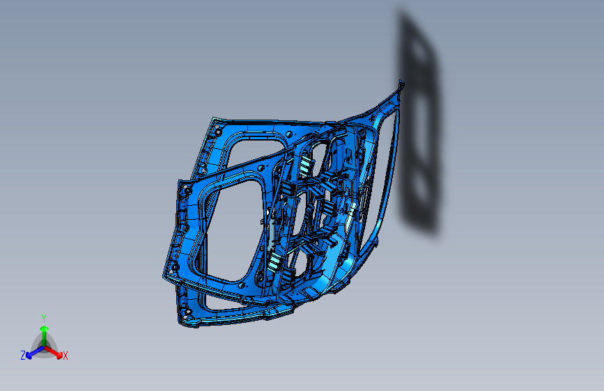 力帆乐途 车身 P6301000B1 背门总成
