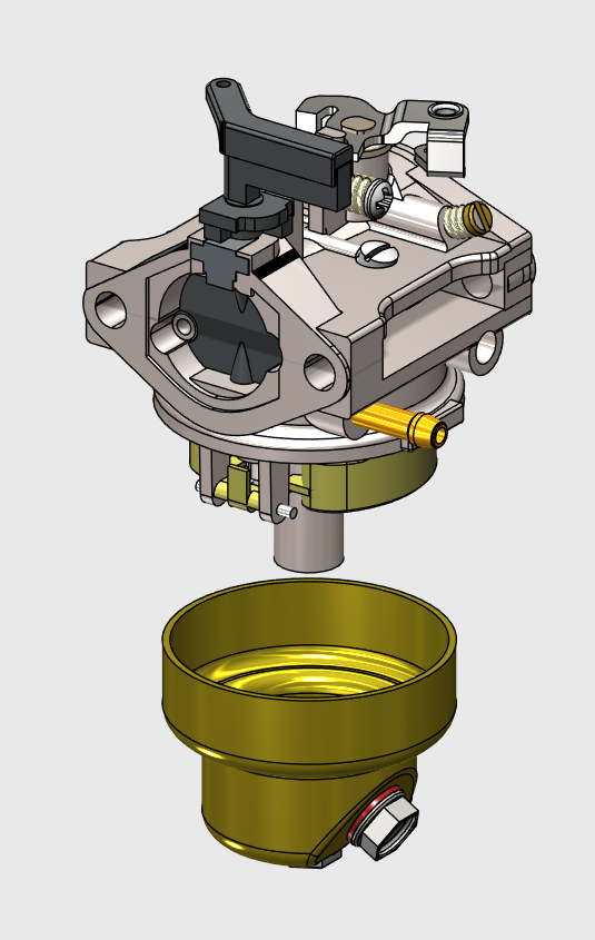 本田耕耘机电机 G200 化油器