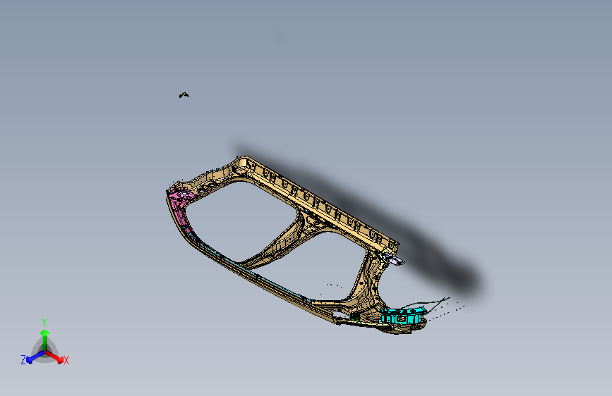 猎豹 CS9 B005401001_M_侧围总成装置