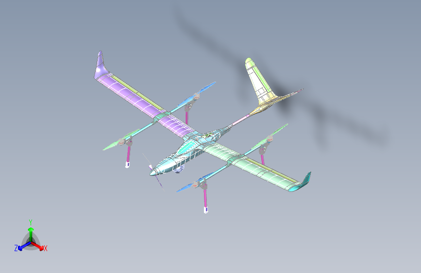 四旋翼固定翼飞机