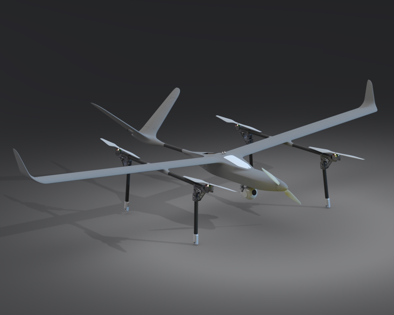 四旋翼固定翼飞机