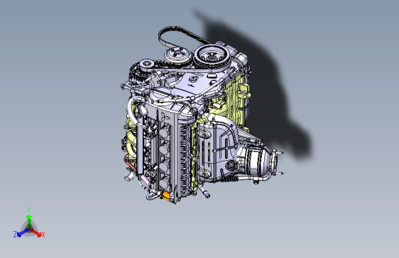 猎豹 CS9 B001000001_M_发动机总成装置（MT、AMT）带启停