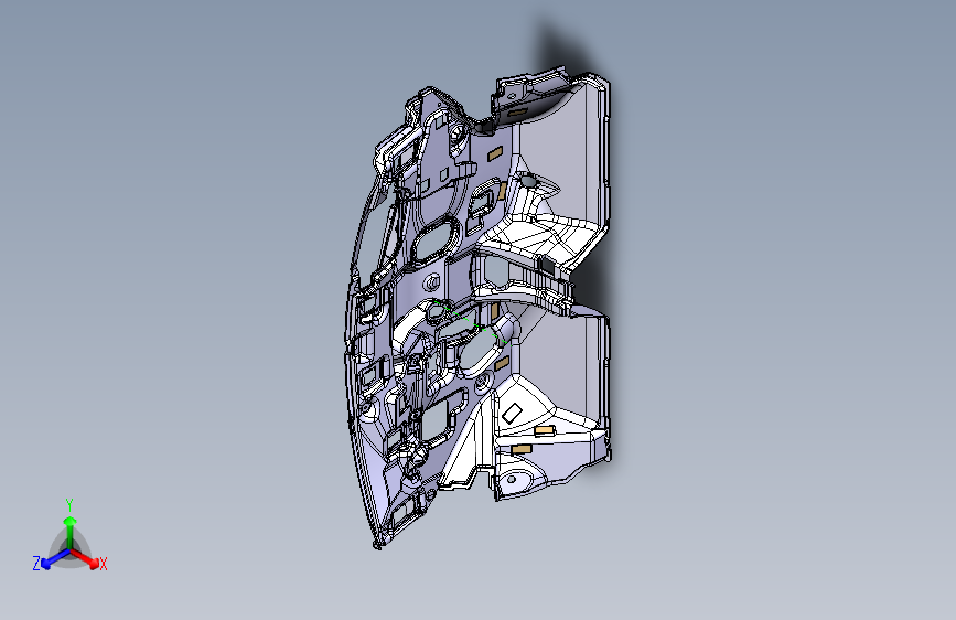 猎豹 CS9 B005310001_M_前围隔热垫装置（MT）