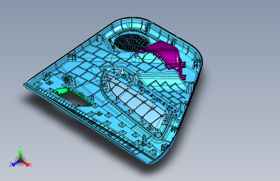 猎豹 CS9 B006202002_M_右后门内饰装置图