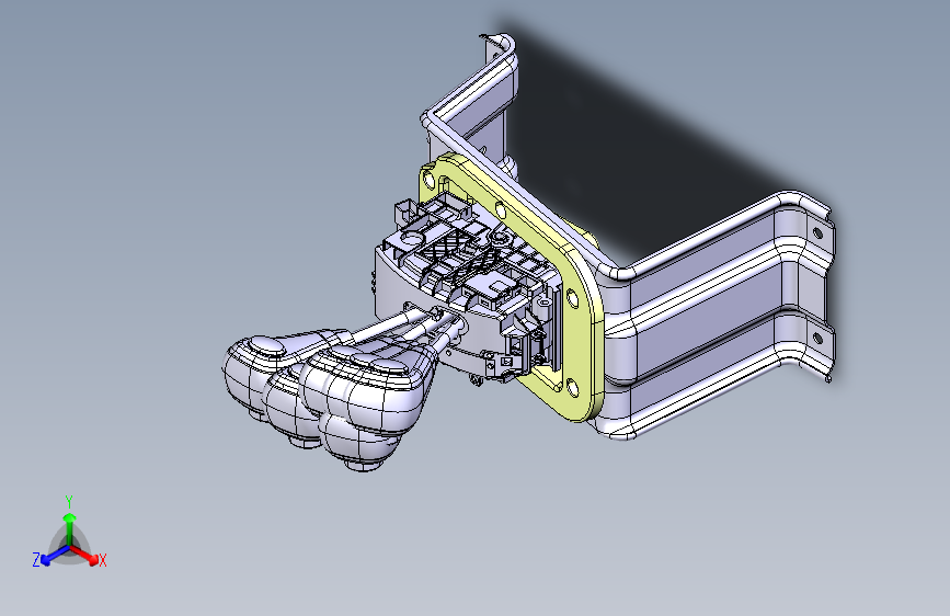 猎豹 CS9 B011703001_M_换挡操纵装置（AMT）