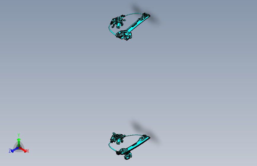 猎豹 CS9 B006204001_M_后门玻璃升降器装置