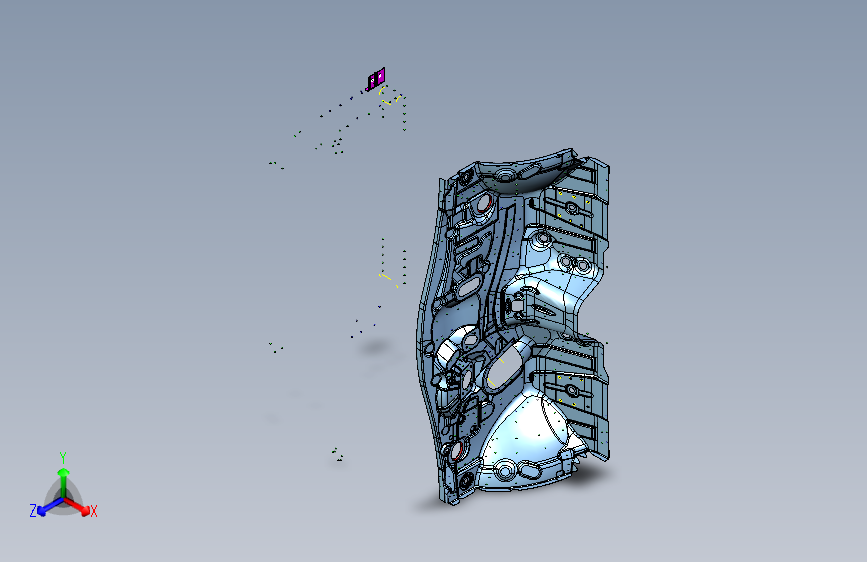 猎豹 CS9 B025000110_M_前机舱总成装置(CVT)