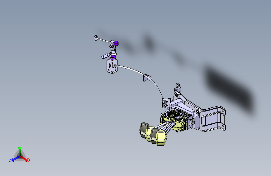 猎豹 CS9 B021703001_M_换挡操纵装置（CVT）